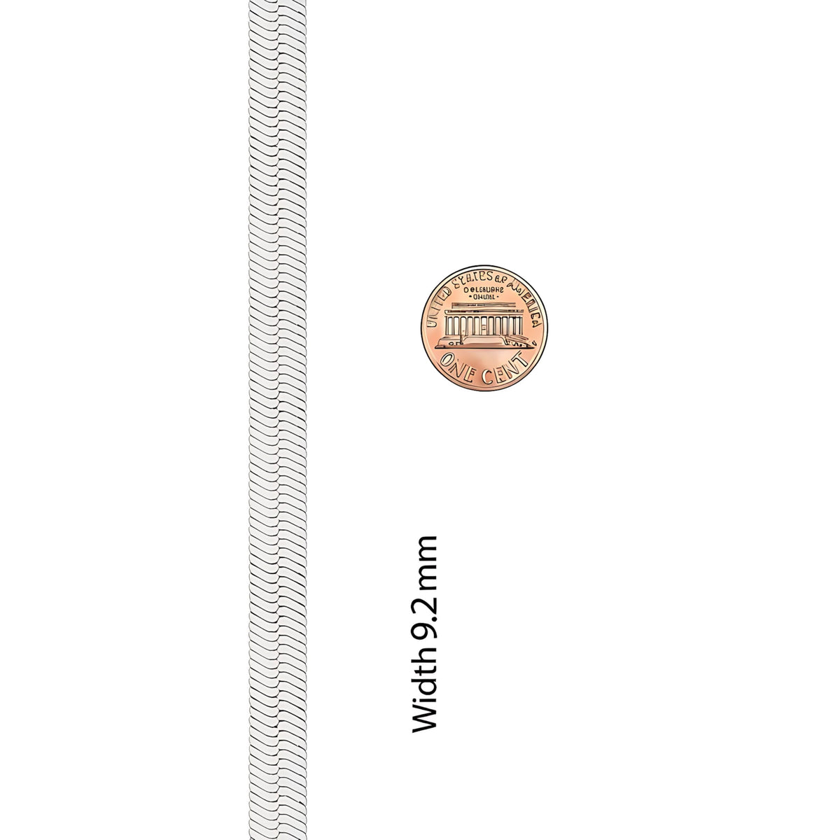 Premium Gold-Plated Stainless Steel Herringbone Chain Necklace – Waterproof, Tarnish Resistant & Designed by UNCLE LOL