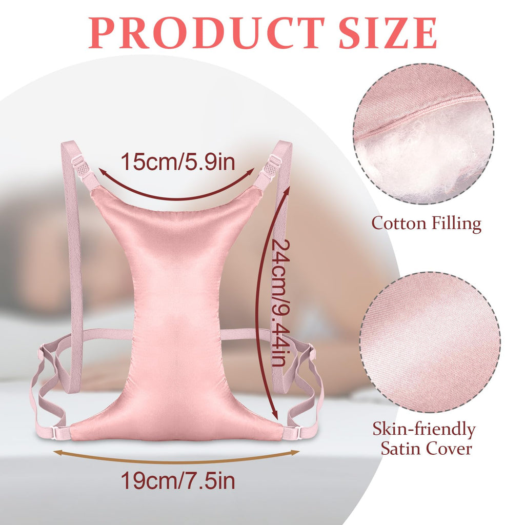 Premium Breast Support Pillow for Side Sleepers – Reduce Chest Wrinkles, Chest Compression & Improve Sleep Comfort