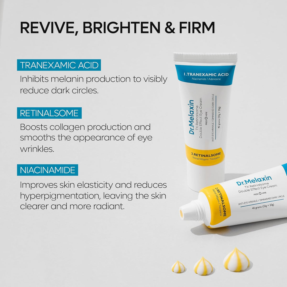 Dr. Melaxin TX Retinalsome Double Effect Eye Cream