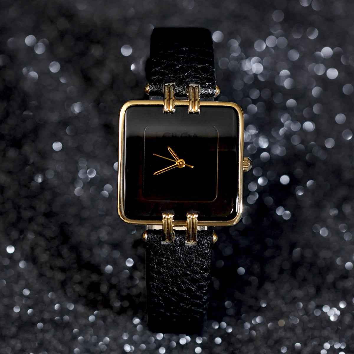 Women's Leather Strap Watch Dainty Elegant Gold Watches for Women Classic Casual Fashion Square Ladies Watch Gifts Present for Her