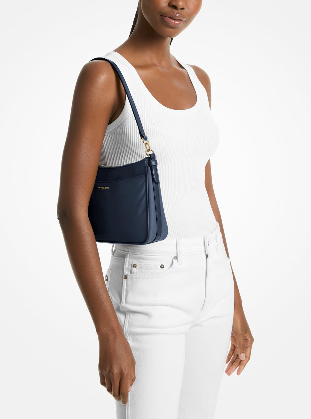 Michael Kors Women's Jet Set Top Zip Pochette Crossbody Bag