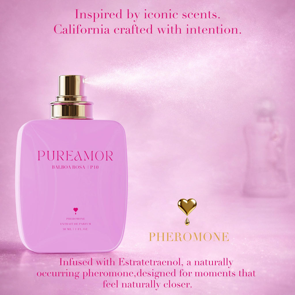 PUREAMOR Pheromone Perfume for Women, Moonlight Mellow Extrait de Parfum - Long Lasting Sweet Floral Gourmand Scent, 30% High Concentration, Full Size Fragrance Spray, 1.0 oz / 30 ml