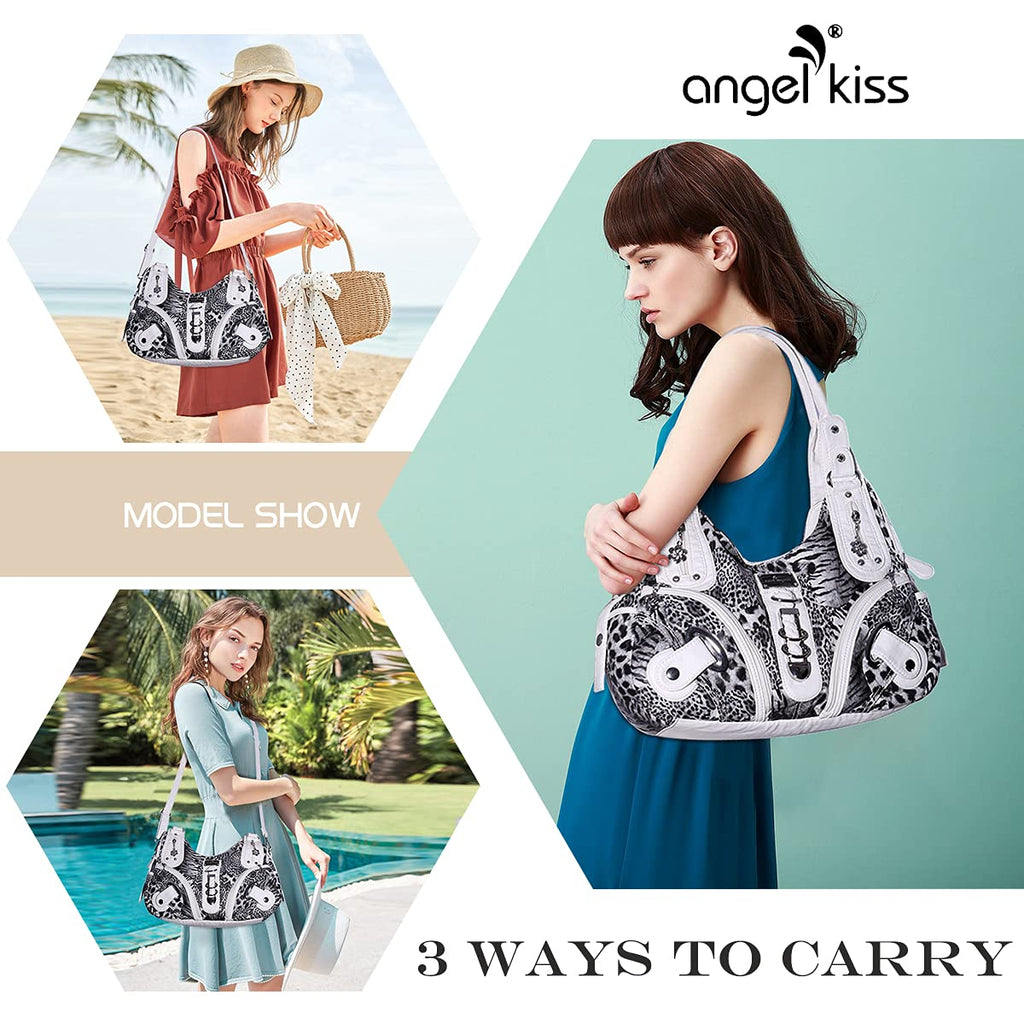 Angelkiss Hobo Purses and handbags for Women Satchel Handbag Women Purses Large Daily Shoulder Bags