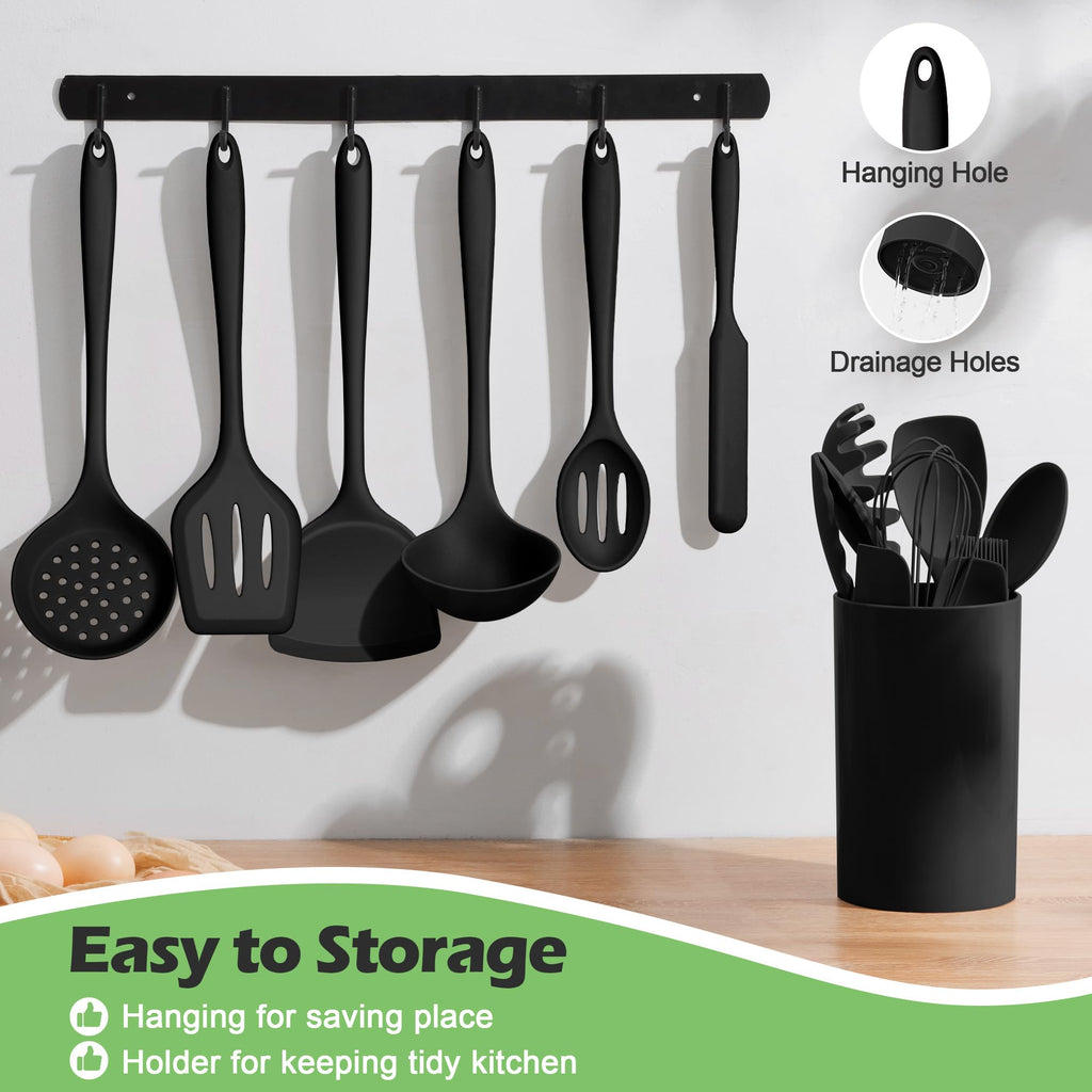 Homikit Silicone Cooking Utensils Set