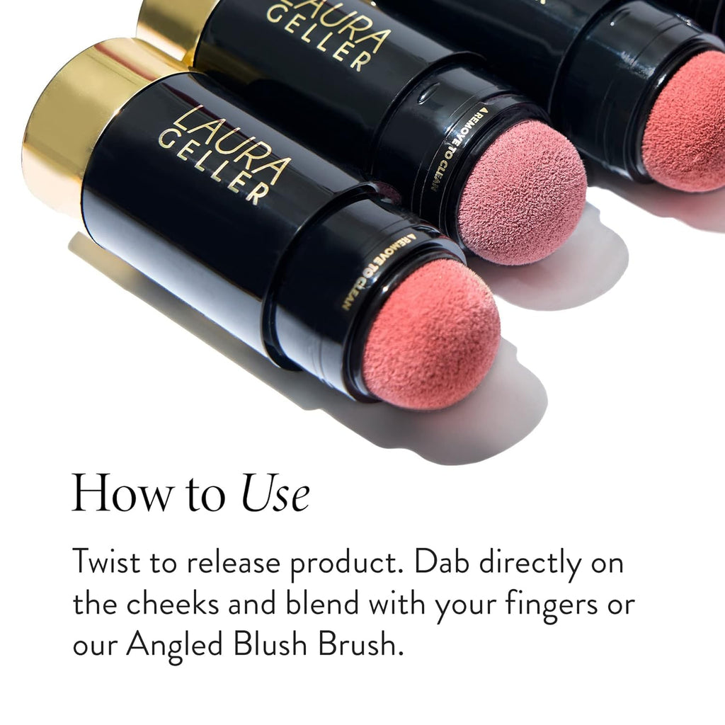 LAURA GELLER NEW YORK Serum Blush Tint, Lightweight Liquid Blush for Cheeks, Weightless Watercolor Sheer Finish, Practical Pink
