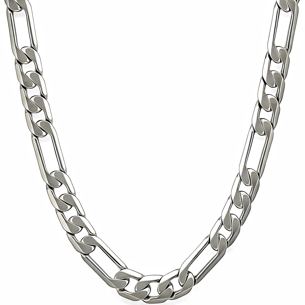 Premium 18K Gold-Plated Figaro Chain Necklace – Stainless Steel | Waterproof & Tarnish Resistant