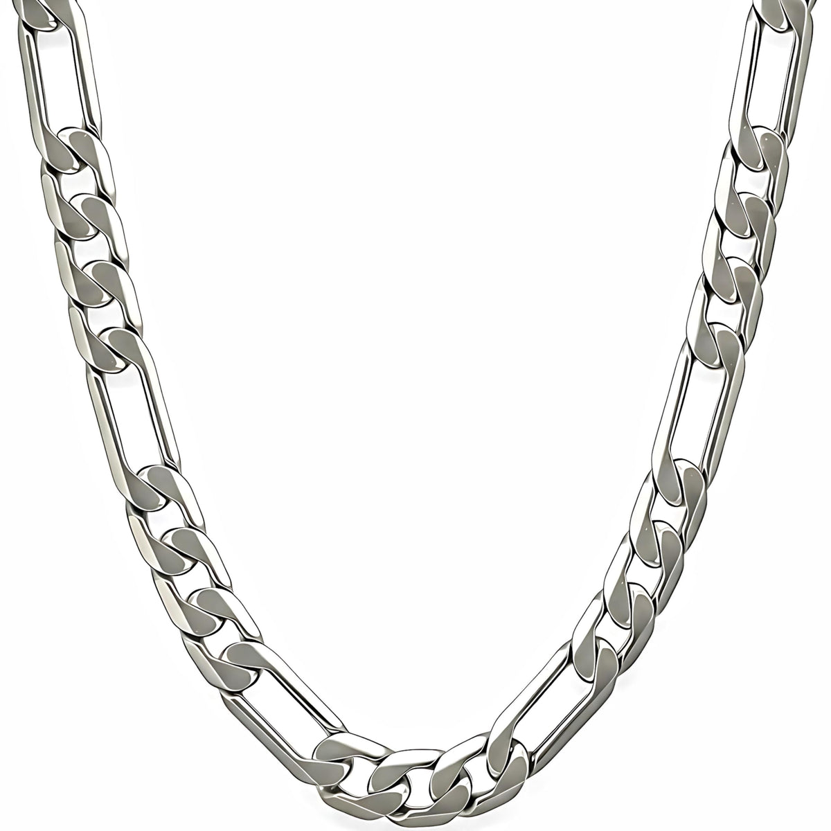 Premium 18K Gold-Plated Figaro Chain Necklace – Stainless Steel | Waterproof & Tarnish Resistant