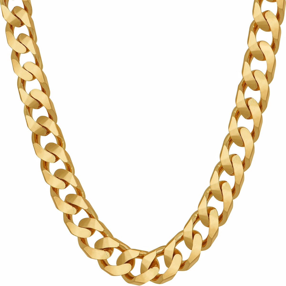 Premium 18K Gold-Plated Cuban Link Chain – Luxury Stainless Steel Necklace | Waterproof & Tarnish Resistant by UNCLE LOL