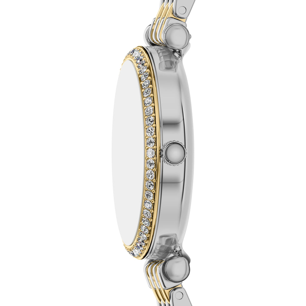 Fossil Women's Watch and Bracelet Set, Carlie Three-Hand Stainless Steel Watch for Women and Bracelet Set