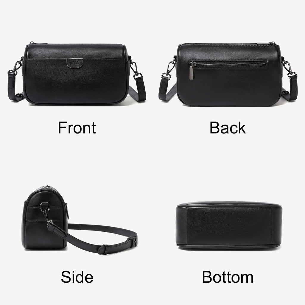 Genuine Leather Crossbody Purses Bag,Travel Casual Handbag,Small Shoulder Cross body Purse Trendy Gifts for Women