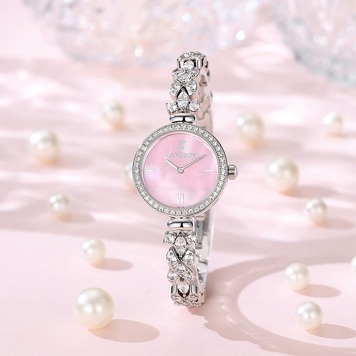 LANZOOM Retro Women's Quartz Watch - Stainless Steel case,Gold Filled, Ideal Gift for Holidays and Special Occasions.