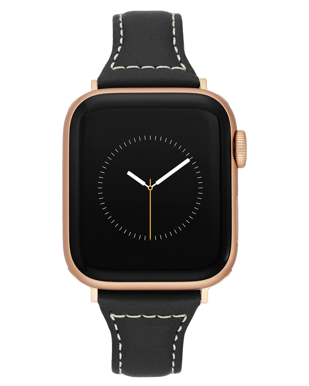 Anne Klein Leather Fashion Band for Apple Watch Secure, Adjustable, Apple Watch Band Replacement, Fits Most Wrists
