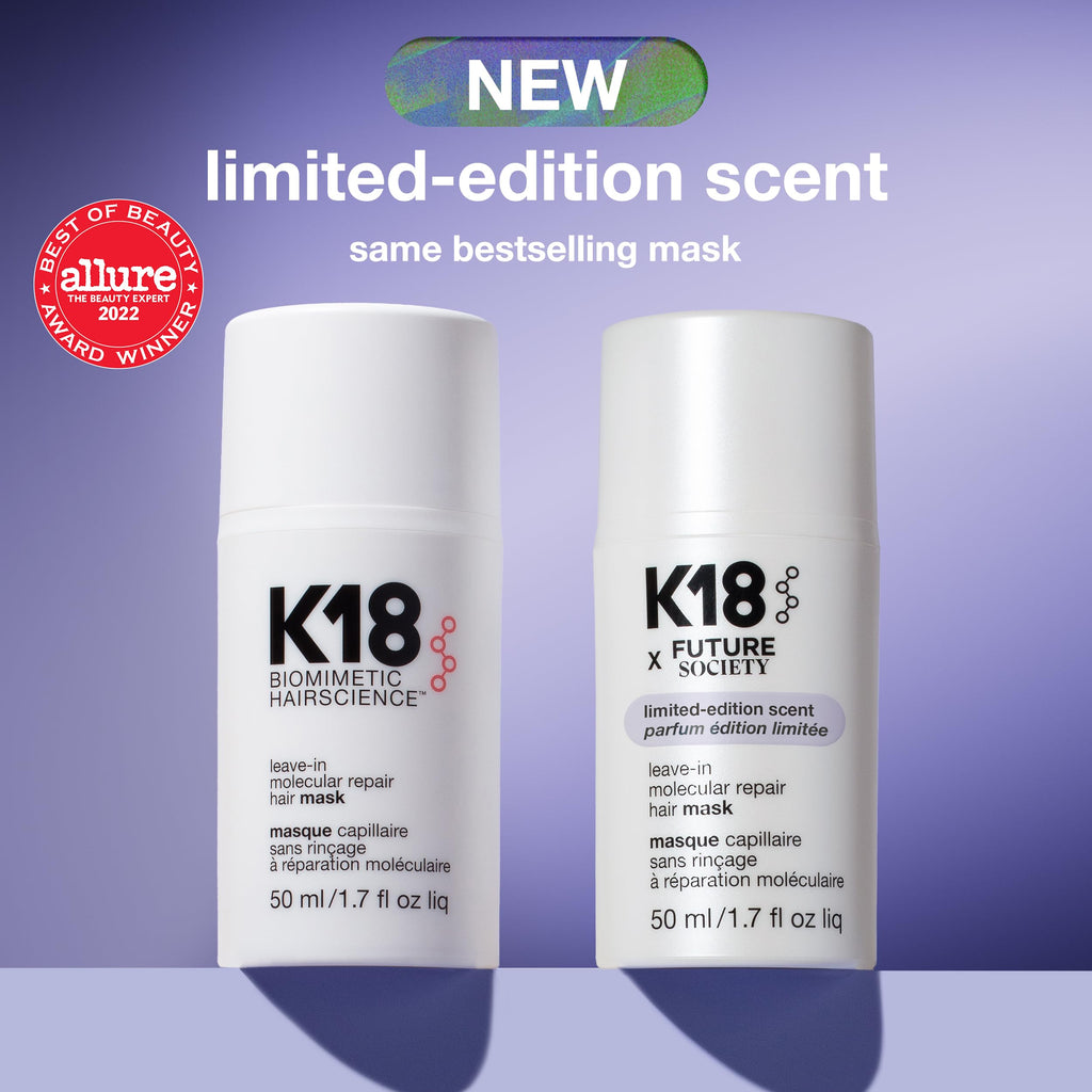 K18 Leave-In Molecular Repair Hair Mask, Patented, Lasting Repair For Dry, Frizzy, Damaged Hair, Reverse Damage In 4 Minutes From Bleach, Color, Chemical Services + Heat