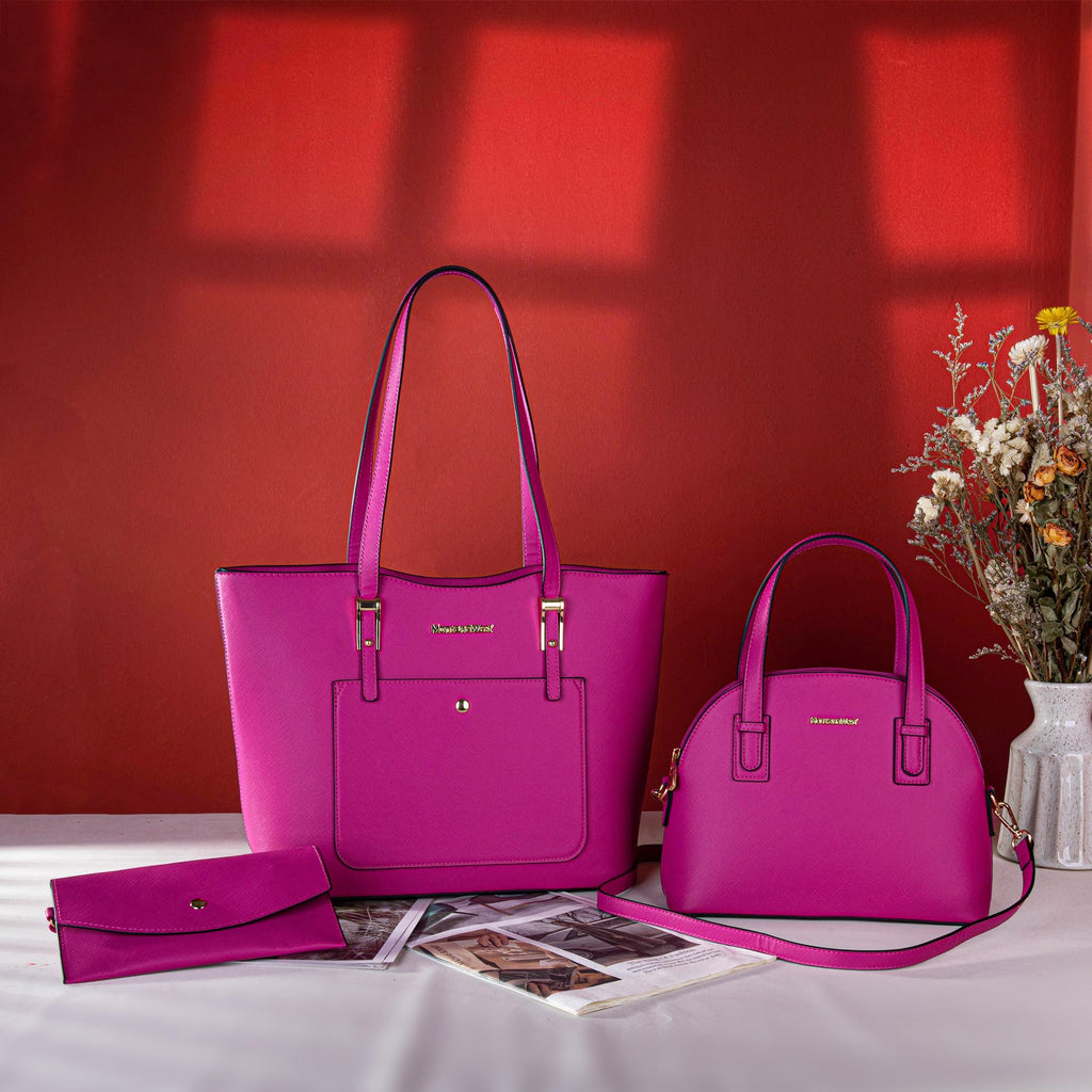 Montana West 3PCS Purses for Women Tote Bag and Wallet Set Shoulder Satchel Handbags
