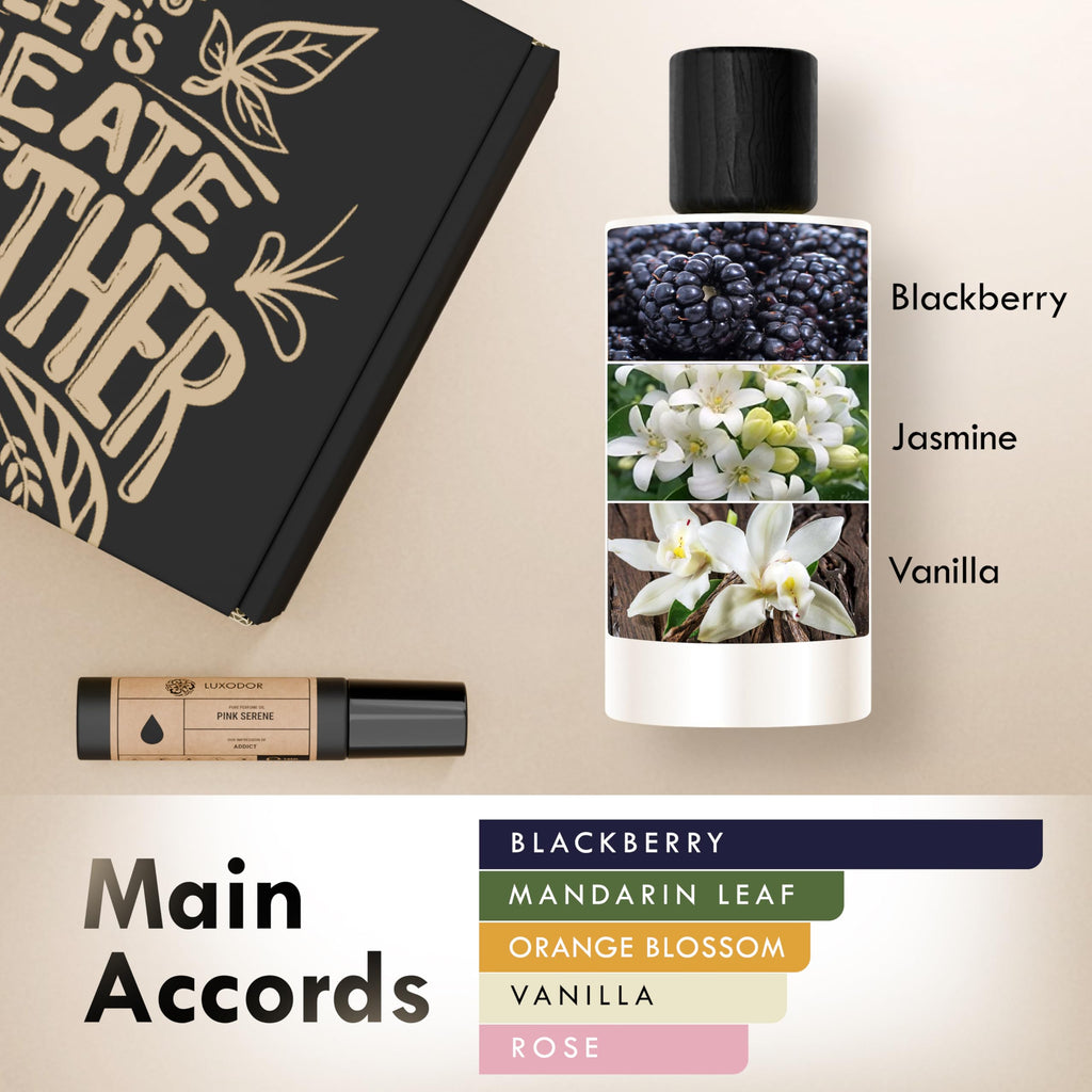 Inspired by Y S.L's B.lack O.pium 3.4 fl. oz (100ml) Damascus Poemy with Pheromone Roll-On Oil 10 ml | Women’s Dupes Fragrances | Long Lasting Perfume Vanilla for Women | Womens Perfume
