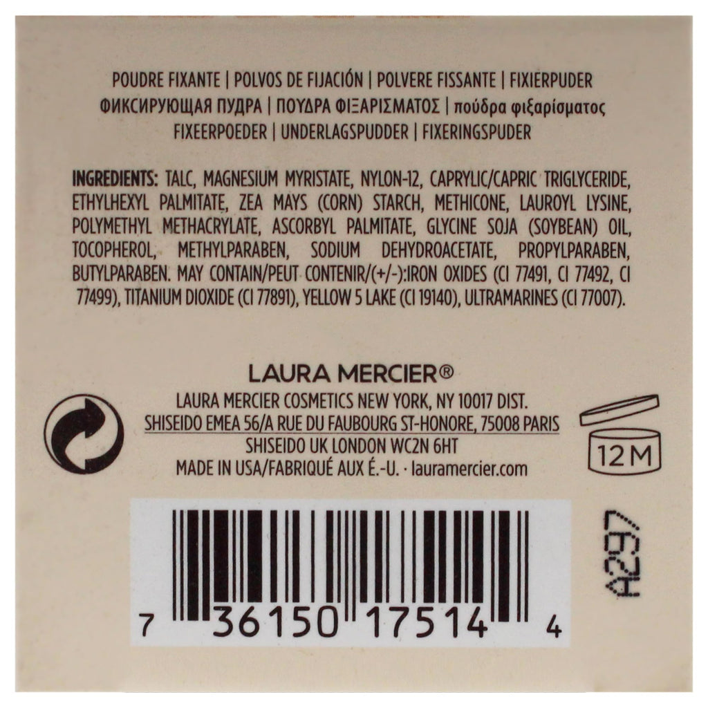 Laura Mercier Translucent Loose Setting Powder, 24HR Shine Control, Soft Matte Finish, Long-Lasting Wear, Normal to Oily Skin, 4 Shades for Virtually All Skin Tones, Artistry Icons Set