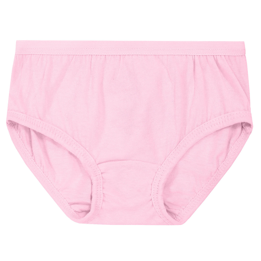 Fruit of the Loom Girls' Tag Free Cotton Brief Underwear Multipacks, Low Rise Brief-10 Pack-Purple/Blue/White, 4