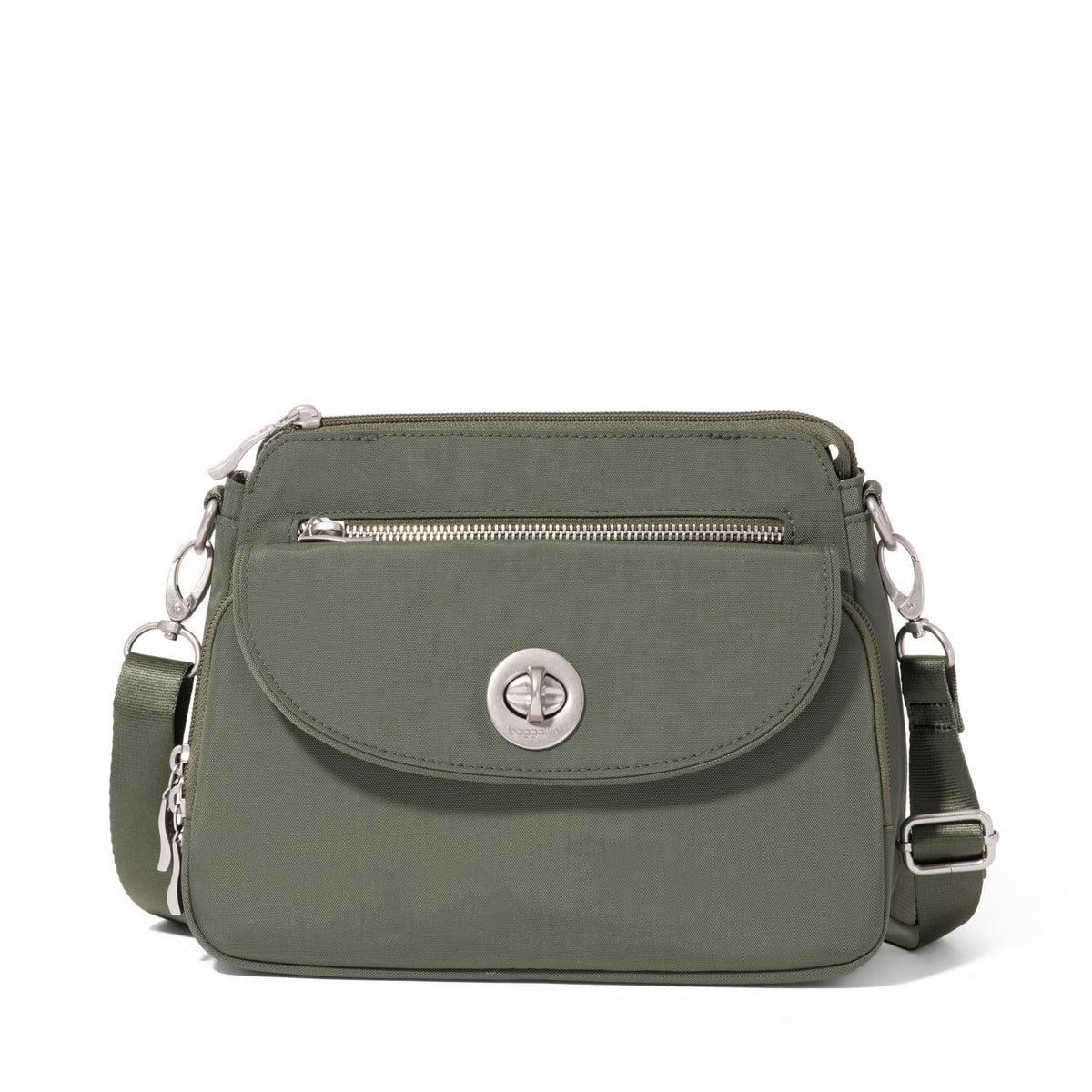 Baggallini Calais Crossbody Bags for Women 10x7 Lightweight Water-Resistant Travel Purse, RFID & Interior Organization