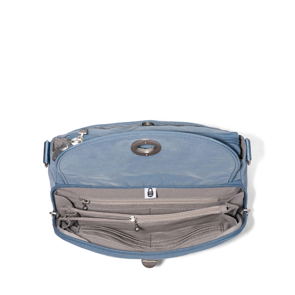Baggallini Calais Crossbody Bags for Women 10x7 Lightweight Water-Resistant Travel Purse, RFID & Interior Organization