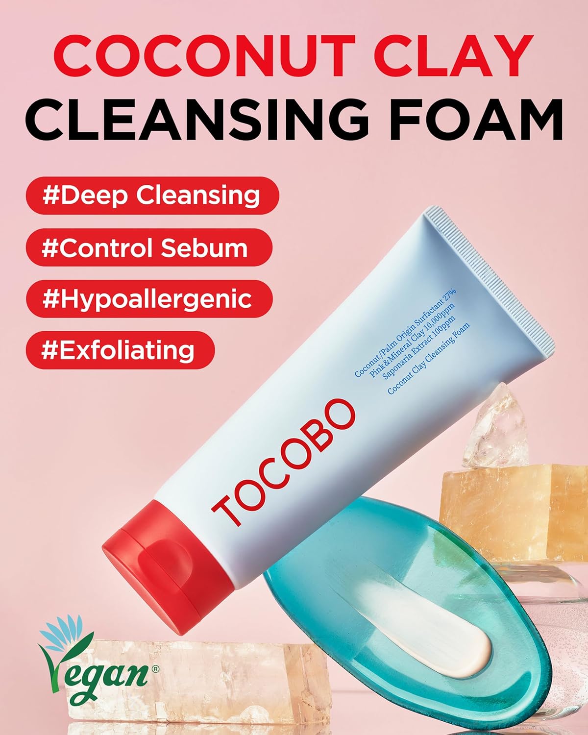 TOCOBO Coconut Clay Cleansing Foam