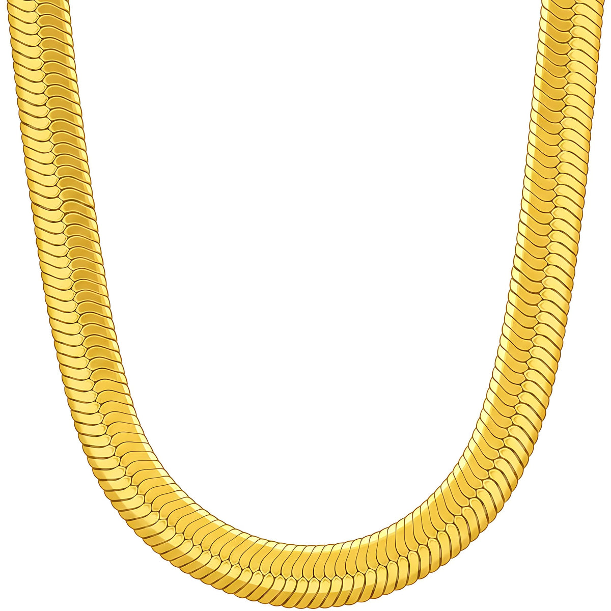 Premium Gold-Plated Stainless Steel Herringbone Chain Necklace – Waterproof, Tarnish Resistant & Designed by UNCLE LOL