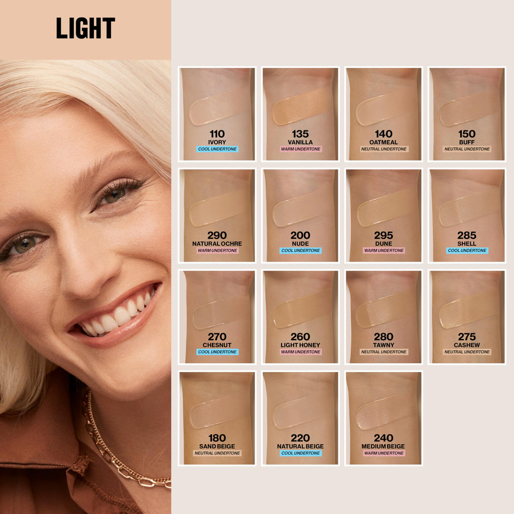 Revlon Liquid Foundation, ColorStay Face Makeup for Combination & Oily Skin, SPF 15, Medium-Full Coverage with Matte Finish, 180 Sand Beige, 1 Fl Oz