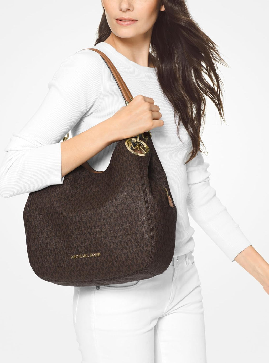 Michael Kors Lillie Large Chain Shoulder Bag