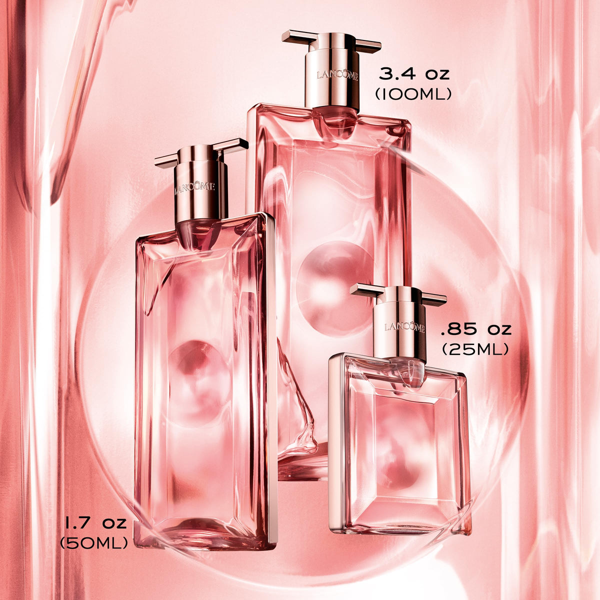 Lancôme Idôle Eau de Parfum - Long Lasting Fragrance with Notes of Bergamont, Jasmine & Vanilla - Fresh & Floral Women's Perfume