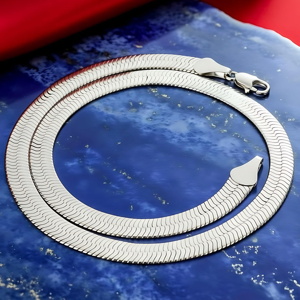 Premium Gold-Plated Stainless Steel Herringbone Chain Necklace – Waterproof, Tarnish Resistant & Designed by UNCLE LOL