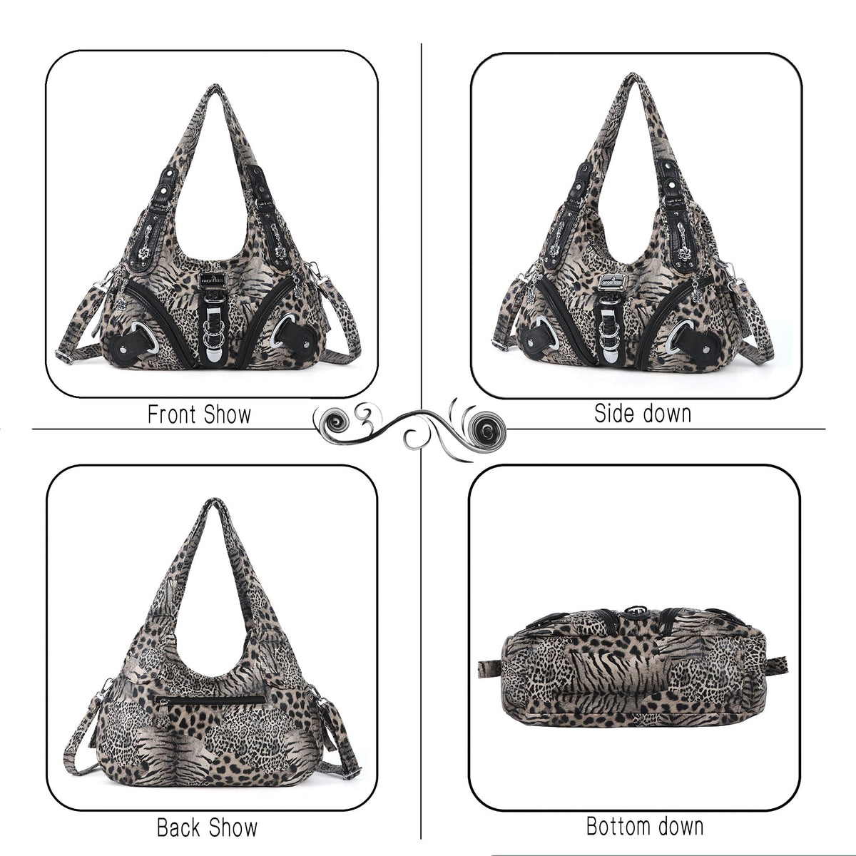 Angelkiss Hobo Purses and handbags for Women Satchel Handbag Women Purses Large Daily Shoulder Bags