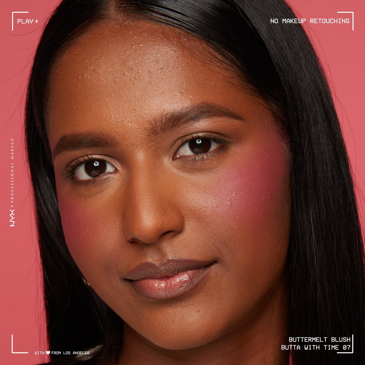 NYX PROFESSIONAL MAKEUP Buttermelt Powder Blush, Fade and Transfer-Resistant Blush, Up to 12HR Make Up Wear, Vegan Formula - For The Butta