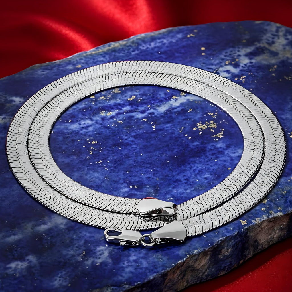 Premium Gold-Plated Stainless Steel Herringbone Chain Necklace – Waterproof, Tarnish Resistant & Designed by UNCLE LOL