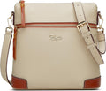 BOYATU Leather Crossbody Bag for Women: Designer Shoulder Purse for Travel - Trendy Genuine Leather Handbag for Everyday
