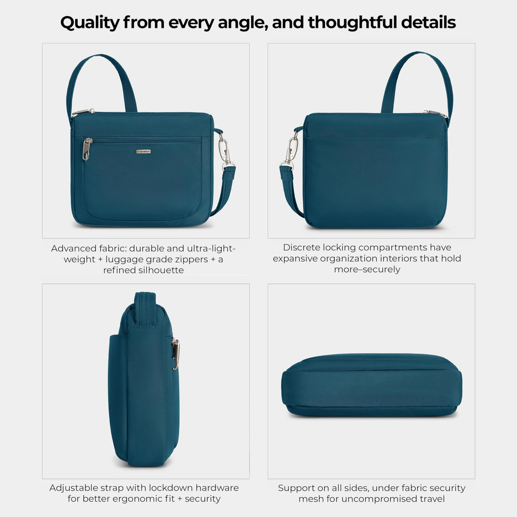 Travelon Anti-Theft Classic Small East/West Crossbody