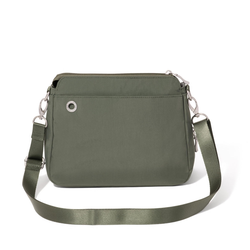 Baggallini Calais Crossbody Bags for Women 10x7 Lightweight Water-Resistant Travel Purse, RFID & Interior Organization