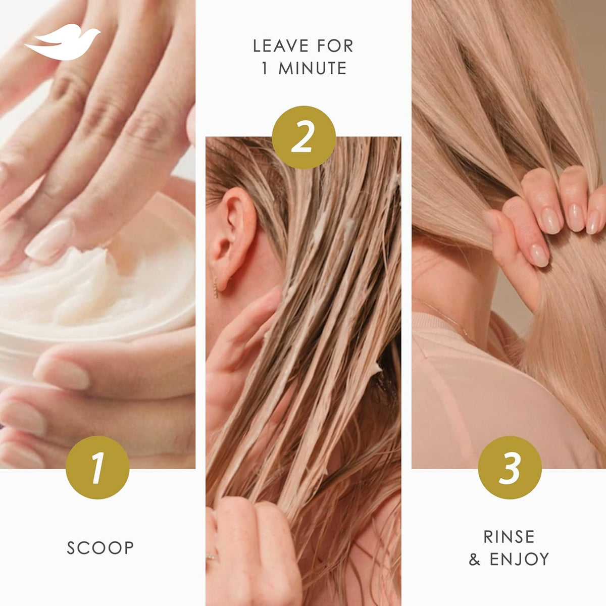 Dove Hair Intensive Repair 10in1 Serum Mask for Damaged Hair with Bio-Protein Care Technology and Amino Serum 9.2 fl oz