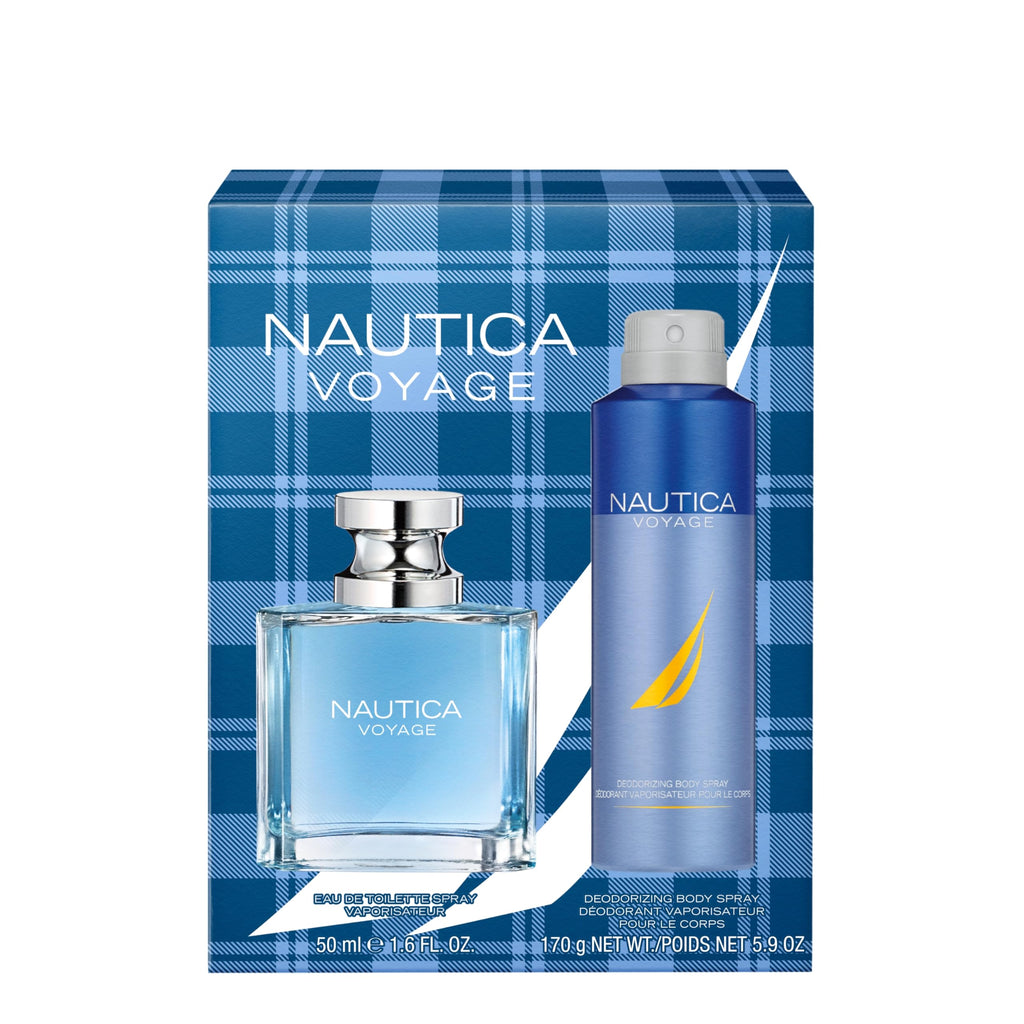 Nautica Voyage Eau De Toilette, Cologne and Fragrance For Men, Fresh, Romantic, Fruity Scent Woody, Aquatic Notes of Apple, Water Lotus, Cedarwood, and Musk Ideal Day Wear, Long Lasting 3.3Fl oz