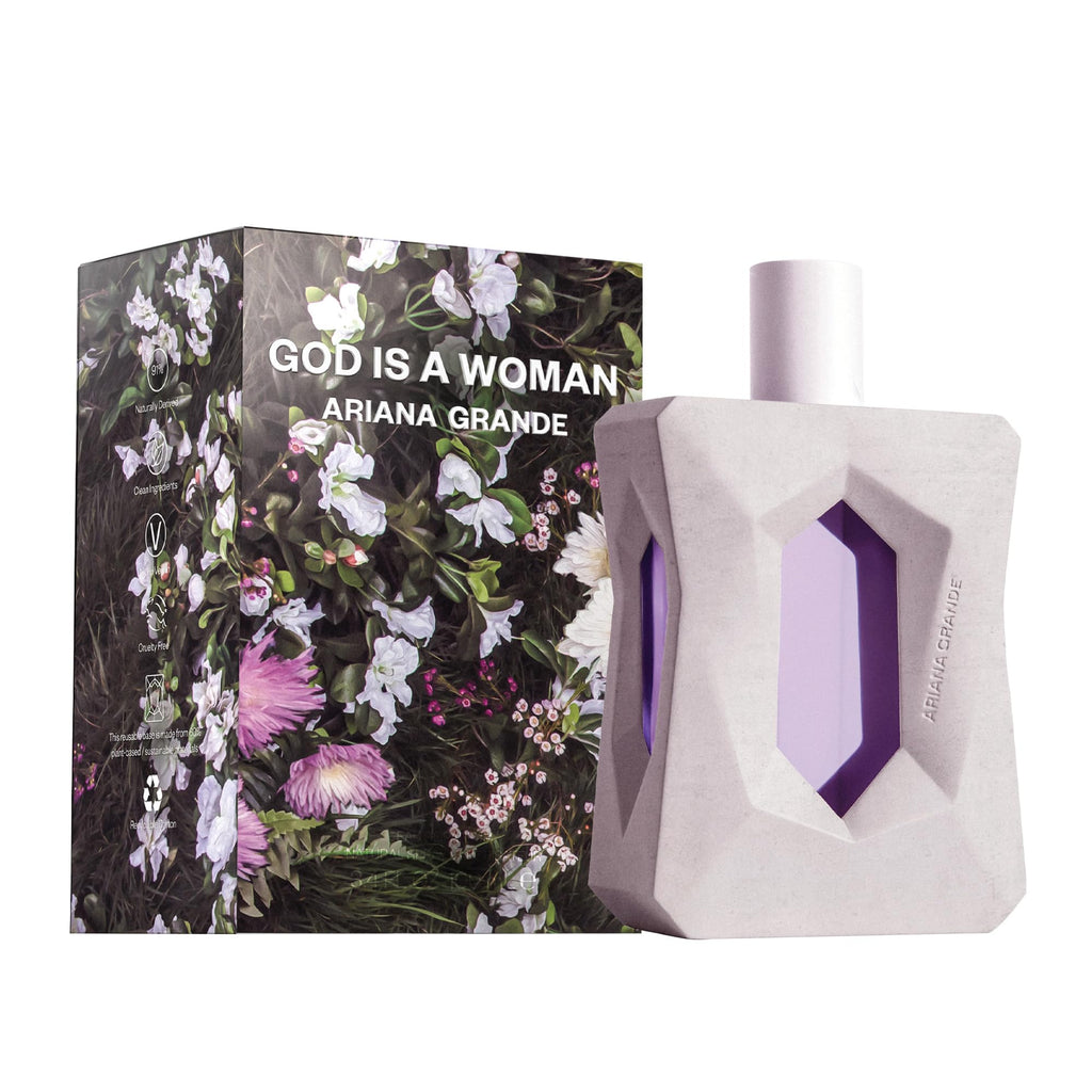 Ariana Grande God is a Woman Eau de Parfum – Fruity Musk Fragrance for Women – Women's Perfume with Notes of Orris, Pear, Vanilla & Cedarwood