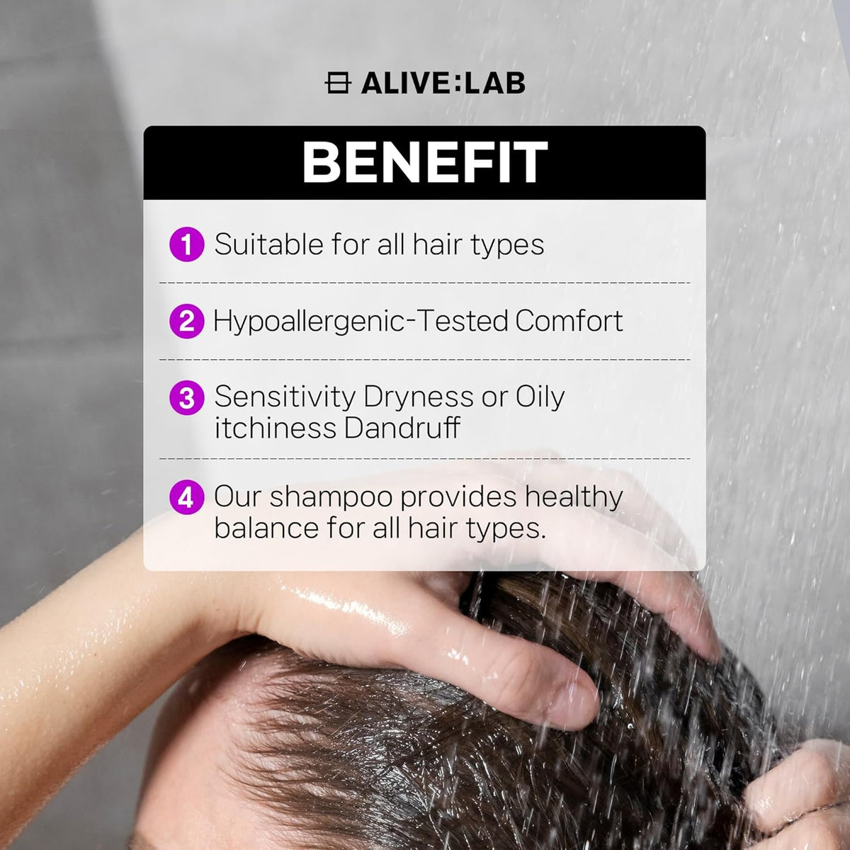 ALIVE:LAB O2 Scalp Water Shampoo