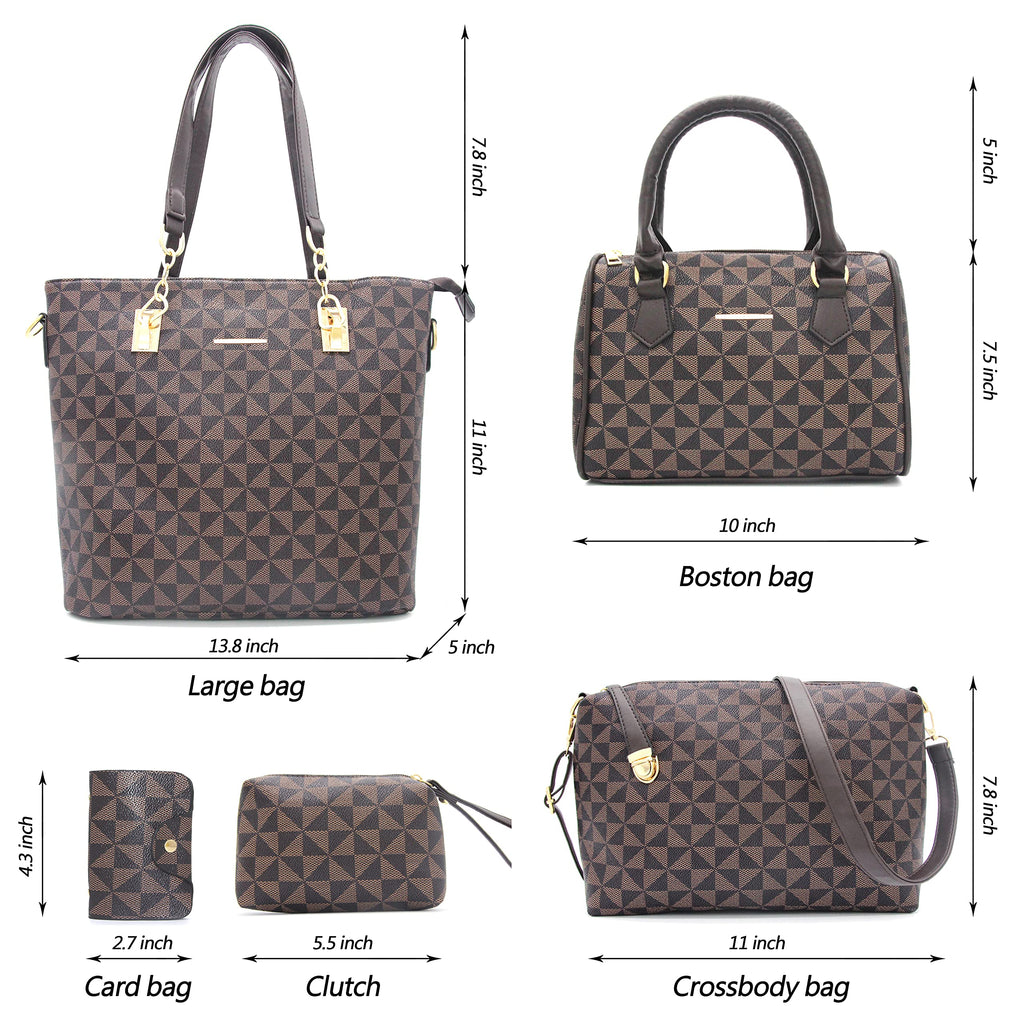 2E-youth Designer Purses and Handbags for Women Satchel Shoulder Bag Tote Top Handle Bag