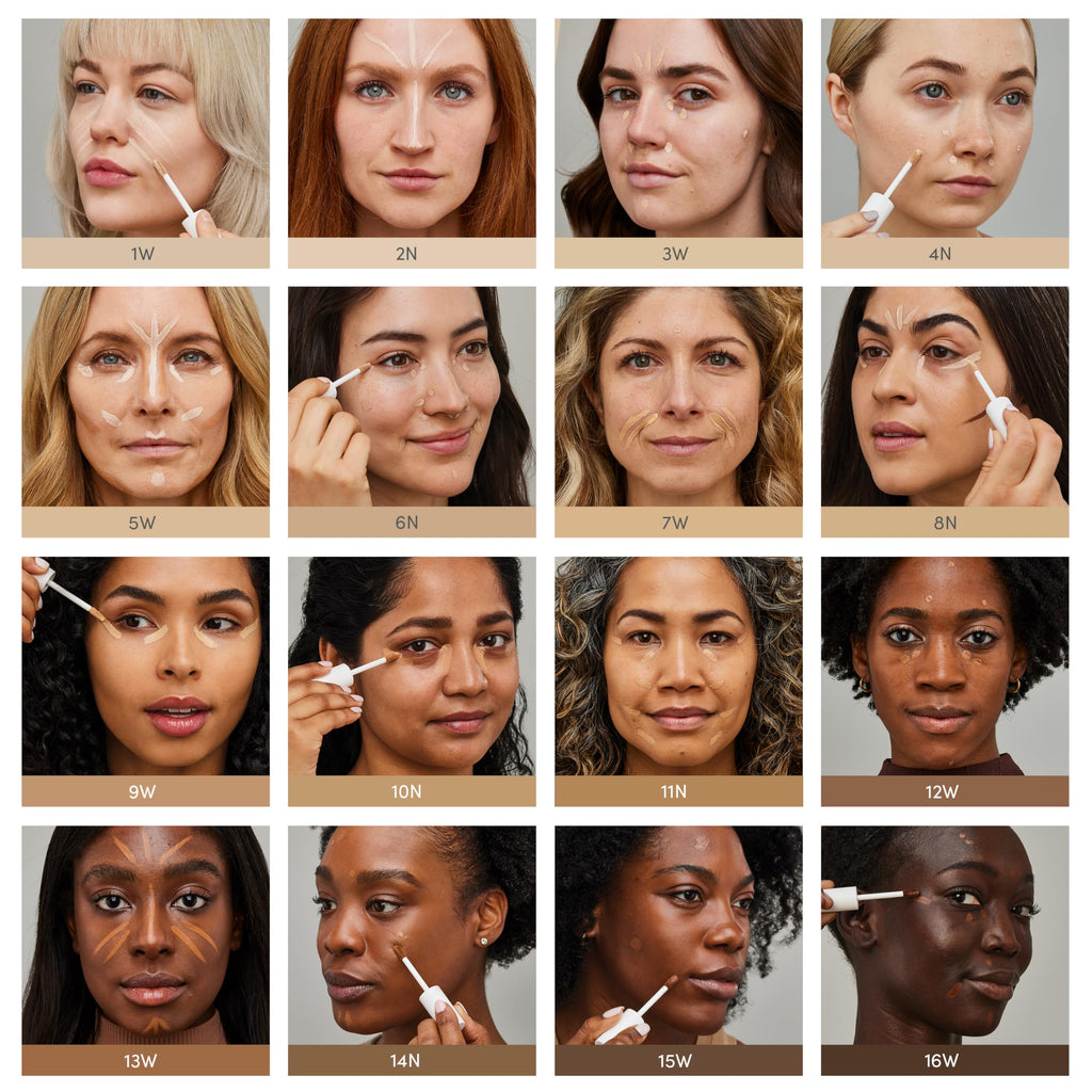 Jane Iredale PureMatch Liquid Concealer, Lightweight, Creamy Formula with Medium Coverage Conceals, Brightens, & Defines, Soft Matte Finish, Long-Wear