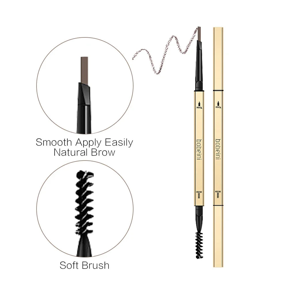 Dual-Ended Waterproof Eyebrow Pencil – Precise, Long-Lasting & Smudge-Proof Brow Makeup
