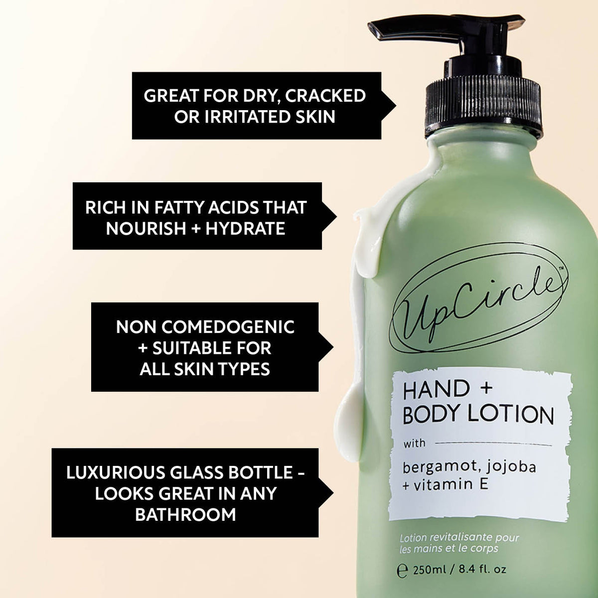 Hand + Body Lotion with Bergamot Water - Travel Size