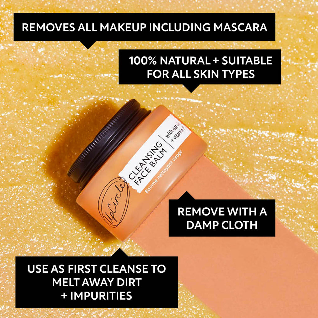 Cleansing Face Balm with Oat Oil + Vitamin E - Travel Size