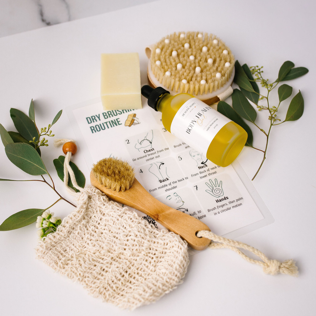 Dry Brush Skin Care Kit + Body Oil