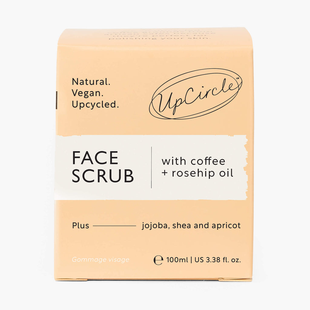 Face Scrub with Coffee + Rosehip Oil