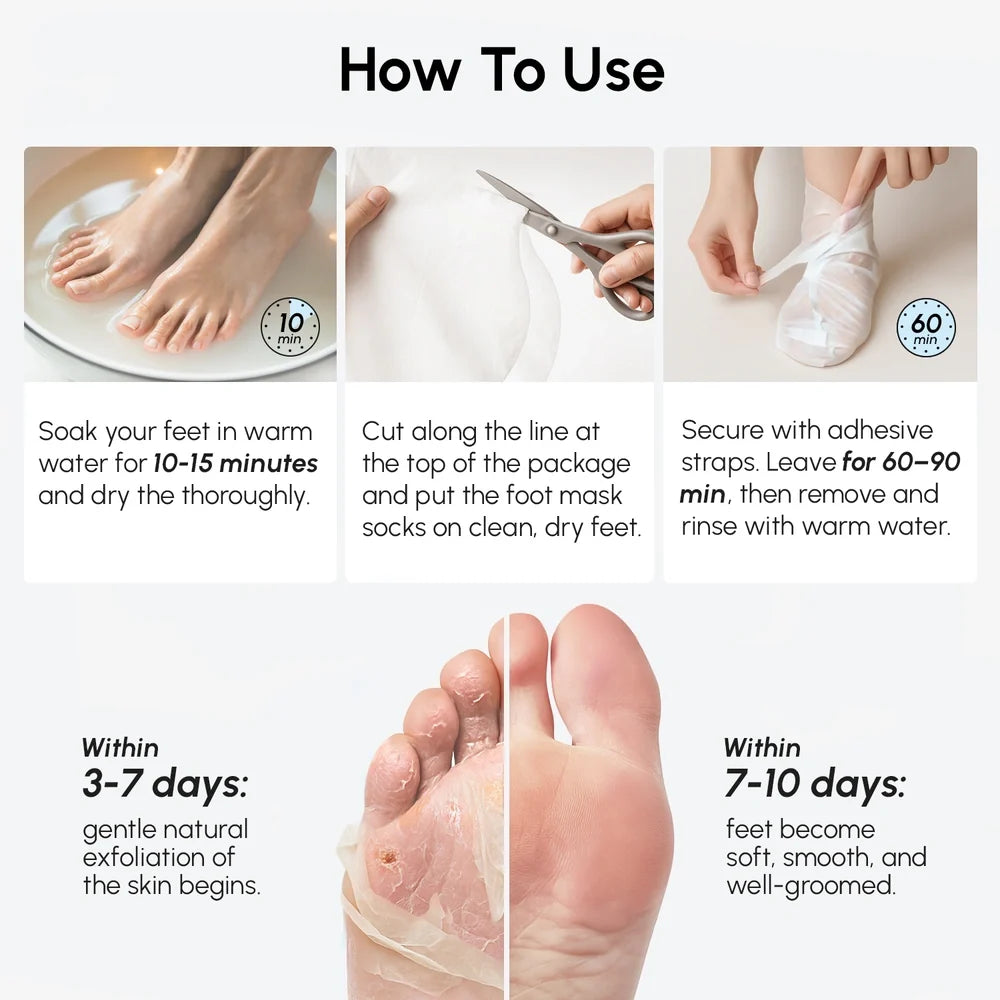Exfoliating & Hydrating Foot Mask