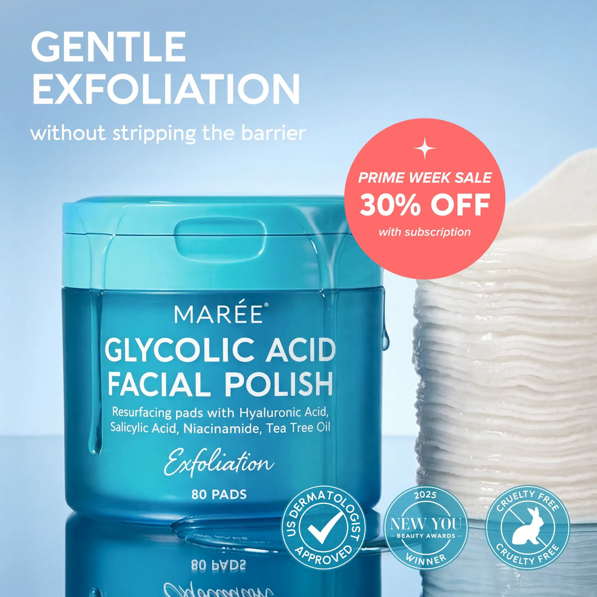 Glycolic Acid Pads 80 PCS