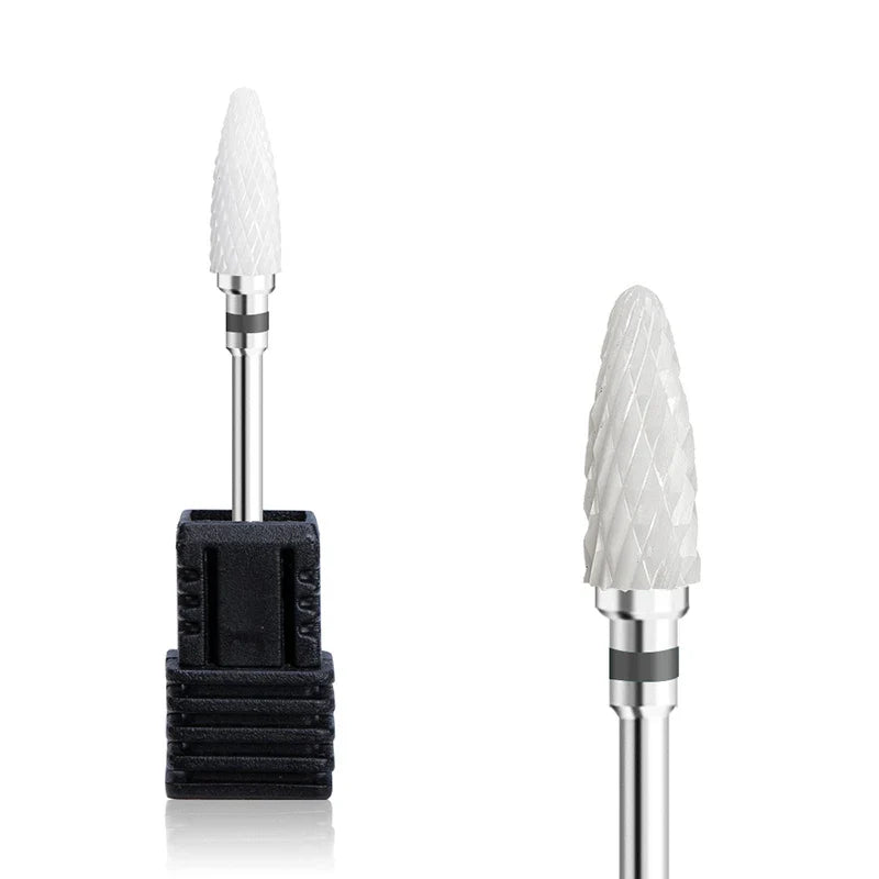1pcs Ceramic Milling Cutter Nail Drill Bits Electric Manicure Drills Pedicure Mill Bits Machine Files Nail Art accessories Tool
