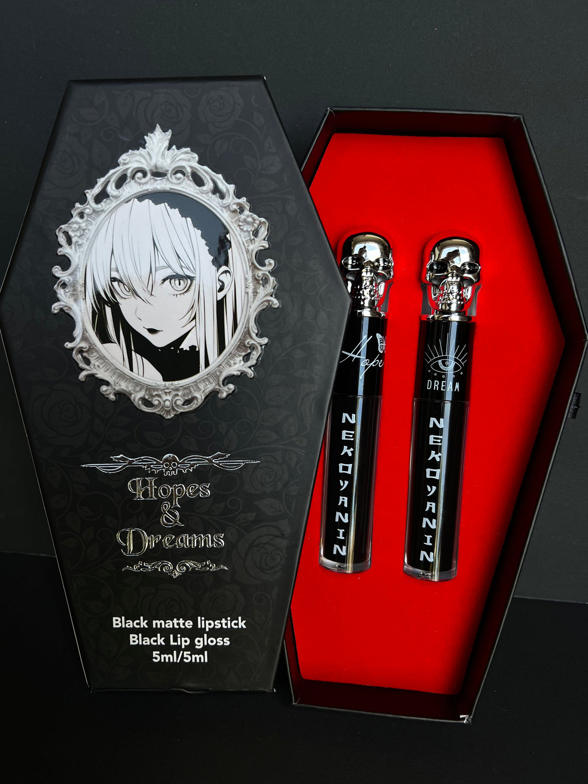 Hopes And Dreams Black Liquid Lipstick And Lipgloss Duo